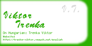 viktor trenka business card